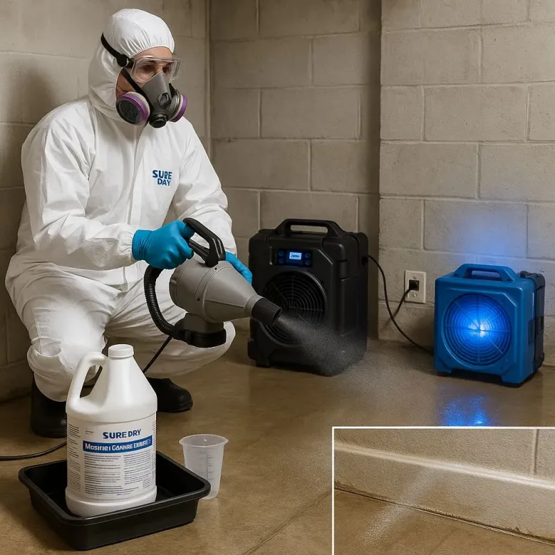 Sanitization and Odor Removal process in Chicopee, MA